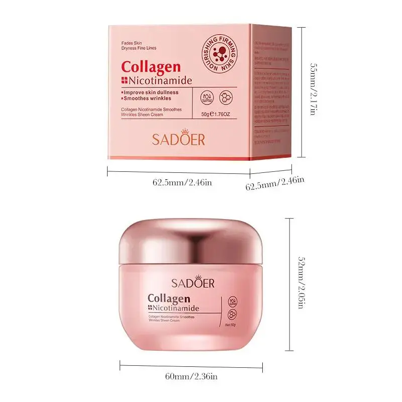 Brightening Cream | Collagen & Niacinamide | Advanced Radiant & Firming Formula | Deep Hydrating K-Beauty Facial Care for Glowing Skin Korean Brightening Cream | Collagen & Niacinamide | Advanced Radiant & Firming Formula