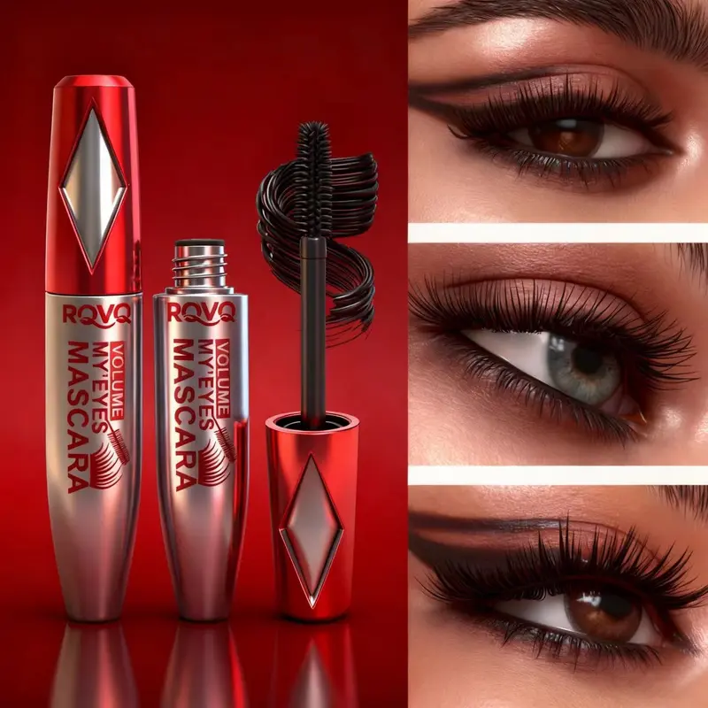 Mascara Silky Buildable Formula 24HR Lift Slender Thick Curl Anti-smudge No Caking Reject Fly Legs good